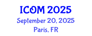 International Conference on Obesity Medicine (ICOM) September 20, 2025 - Paris, France