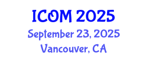 International Conference on Obesity Medicine (ICOM) September 23, 2025 - Vancouver, Canada