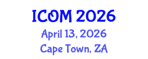 International Conference on Obesity Medicine (ICOM) April 13, 2026 - Cape Town, South Africa International Conference on Obesity Medicine (ICOM) April 13, 2026 - Cape Town, South Africa