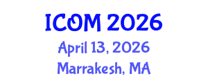 International Conference on Obesity Medicine (ICOM) April 13, 2026 - Marrakesh, Morocco International Conference on Obesity Medicine (ICOM) April 13, 2026 - Marrakesh, Morocco