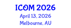 International Conference on Obesity Medicine (ICOM) April 13, 2026 - Melbourne, Australia International Conference on Obesity Medicine (ICOM) April 13, 2026 - Melbourne, Australia