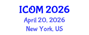 International Conference on Obesity Medicine (ICOM) April 20, 2026 - New York, United States International Conference on Obesity Medicine (ICOM) April 20, 2026 - New York, United States