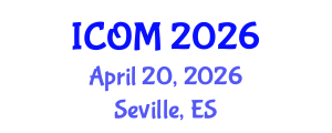 International Conference on Obesity Medicine (ICOM) April 20, 2026 - Seville, Spain International Conference on Obesity Medicine (ICOM) April 20, 2026 - Seville, Spain