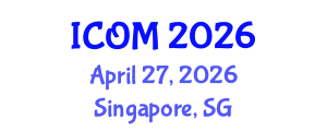 International Conference on Obesity Medicine (ICOM) April 27, 2026 - Singapore, Singapore