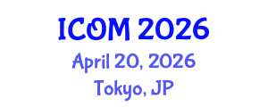 International Conference on Obesity Medicine (ICOM) April 20, 2026 - Tokyo, Japan International Conference on Obesity Medicine (ICOM) April 20, 2026 - Tokyo, Japan
