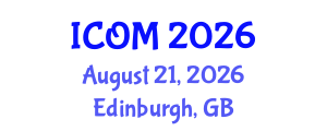 International Conference on Obesity Medicine (ICOM) August 21, 2026 - Edinburgh, United Kingdom