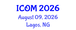 International Conference on Obesity Medicine (ICOM) August 09, 2026 - Lagos, Nigeria International Conference on Obesity Medicine (ICOM) August 09, 2026 - Lagos, Nigeria