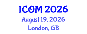 International Conference on Obesity Medicine (ICOM) August 19, 2026 - London, United Kingdom