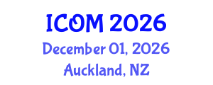International Conference on Obesity Medicine (ICOM) December 01, 2026 - Auckland, New Zealand International Conference on Obesity Medicine (ICOM) December 01, 2026 - Auckland, New Zealand