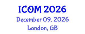 International Conference on Obesity Medicine (ICOM) December 09, 2026 - London, United Kingdom International Conference on Obesity Medicine (ICOM) December 09, 2026 - London, United Kingdom
