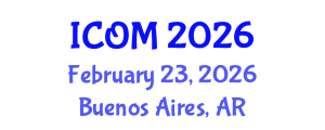 International Conference on Obesity Medicine (ICOM) February 23, 2026 - Buenos Aires, Argentina International Conference on Obesity Medicine (ICOM) February 23, 2026 - Buenos Aires, Argentina
