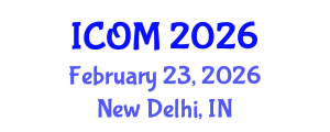 International Conference on Obesity Medicine (ICOM) February 23, 2026 - New Delhi, India International Conference on Obesity Medicine (ICOM) February 23, 2026 - New Delhi, India