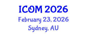 International Conference on Obesity Medicine (ICOM) February 23, 2026 - Sydney, Australia International Conference on Obesity Medicine (ICOM) February 23, 2026 - Sydney, Australia