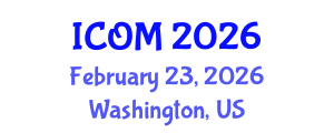 International Conference on Obesity Medicine (ICOM) February 23, 2026 - Washington, United States International Conference on Obesity Medicine (ICOM) February 23, 2026 - Washington, United States