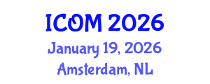 International Conference on Obesity Medicine (ICOM) January 19, 2026 - Amsterdam, Netherlands International Conference on Obesity Medicine (ICOM) January 19, 2026 - Amsterdam, Netherlands