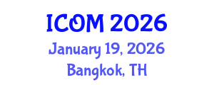 International Conference on Obesity Medicine (ICOM) January 19, 2026 - Bangkok, Thailand International Conference on Obesity Medicine (ICOM) January 19, 2026 - Bangkok, Thailand