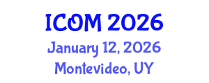 International Conference on Obesity Medicine (ICOM) January 12, 2026 - Montevideo, Uruguay International Conference on Obesity Medicine (ICOM) January 12, 2026 - Montevideo, Uruguay