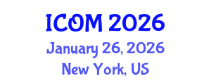 International Conference on Obesity Medicine (ICOM) January 26, 2026 - New York, United States International Conference on Obesity Medicine (ICOM) January 26, 2026 - New York, United States
