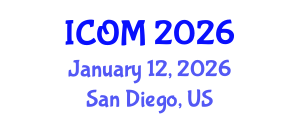 International Conference on Obesity Medicine (ICOM) January 12, 2026 - San Diego, United States International Conference on Obesity Medicine (ICOM) January 12, 2026 - San Diego, United States
