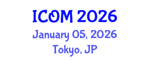 International Conference on Obesity Medicine (ICOM) January 05, 2026 - Tokyo, Japan International Conference on Obesity Medicine (ICOM) January 05, 2026 - Tokyo, Japan