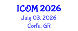 International Conference on Obesity Medicine (ICOM) July 03, 2026 - Corfu, Greece International Conference on Obesity Medicine (ICOM) July 03, 2026 - Corfu, Greece