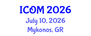 International Conference on Obesity Medicine (ICOM) July 10, 2026 - Mykonos, Greece International Conference on Obesity Medicine (ICOM) July 10, 2026 - Mykonos, Greece