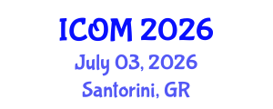 International Conference on Obesity Medicine (ICOM) July 03, 2026 - Santorini, Greece International Conference on Obesity Medicine (ICOM) July 03, 2026 - Santorini, Greece