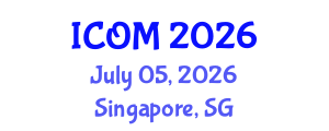 International Conference on Obesity Medicine (ICOM) July 05, 2026 - Singapore, Singapore International Conference on Obesity Medicine (ICOM) July 05, 2026 - Singapore, Singapore