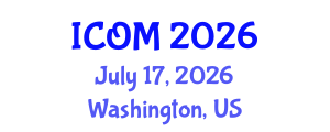 International Conference on Obesity Medicine (ICOM) July 17, 2026 - Washington, United States International Conference on Obesity Medicine (ICOM) July 17, 2026 - Washington, United States