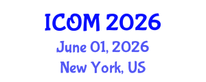 International Conference on Obesity Medicine (ICOM) June 01, 2026 - New York, United States International Conference on Obesity Medicine (ICOM) June 01, 2026 - New York, United States