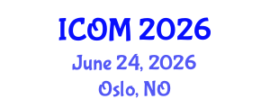 International Conference on Obesity Medicine (ICOM) June 24, 2026 - Oslo, Norway