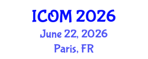 International Conference on Obesity Medicine (ICOM) June 22, 2026 - Paris, France International Conference on Obesity Medicine (ICOM) June 22, 2026 - Paris, France