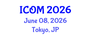 International Conference on Obesity Medicine (ICOM) June 08, 2026 - Tokyo, Japan International Conference on Obesity Medicine (ICOM) June 08, 2026 - Tokyo, Japan