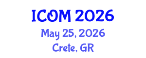 International Conference on Obesity Medicine (ICOM) May 25, 2026 - Crete, Greece International Conference on Obesity Medicine (ICOM) May 25, 2026 - Crete, Greece