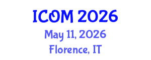 International Conference on Obesity Medicine (ICOM) May 11, 2026 - Florence, Italy International Conference on Obesity Medicine (ICOM) May 11, 2026 - Florence, Italy