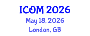 International Conference on Obesity Medicine (ICOM) May 18, 2026 - London, United Kingdom