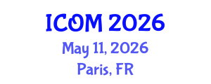 International Conference on Obesity Medicine (ICOM) May 11, 2026 - Paris, France International Conference on Obesity Medicine (ICOM) May 11, 2026 - Paris, France