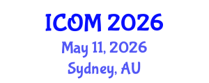 International Conference on Obesity Medicine (ICOM) May 11, 2026 - Sydney, Australia International Conference on Obesity Medicine (ICOM) May 11, 2026 - Sydney, Australia
