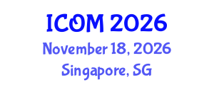 International Conference on Obesity Medicine (ICOM) November 18, 2026 - Singapore, Singapore