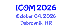 International Conference on Obesity Medicine (ICOM) October 04, 2026 - Dubrovnik, Croatia International Conference on Obesity Medicine (ICOM) October 04, 2026 - Dubrovnik, Croatia