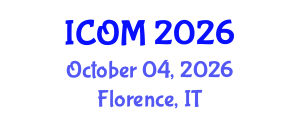 International Conference on Obesity Medicine (ICOM) October 04, 2026 - Florence, Italy International Conference on Obesity Medicine (ICOM) October 04, 2026 - Florence, Italy