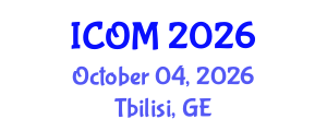 International Conference on Obesity Medicine (ICOM) October 04, 2026 - Tbilisi, Georgia International Conference on Obesity Medicine (ICOM) October 04, 2026 - Tbilisi, Georgia