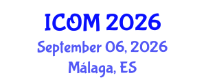 International Conference on Obesity Medicine (ICOM) September 06, 2026 - Málaga, Spain International Conference on Obesity Medicine (ICOM) September 06, 2026 - Málaga, Spain