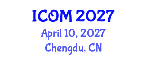 International Conference on Obesity Medicine (ICOM) April 10, 2027 - Chengdu, China