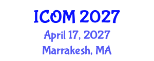 International Conference on Obesity Medicine (ICOM) April 17, 2027 - Marrakesh, Morocco International Conference on Obesity Medicine (ICOM) April 17, 2027 - Marrakesh, Morocco