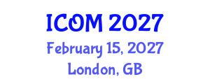 International Conference on Obesity Medicine (ICOM) February 15, 2027 - London, United Kingdom