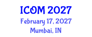 International Conference on Obesity Medicine (ICOM) February 17, 2027 - Mumbai, India International Conference on Obesity Medicine (ICOM) February 17, 2027 - Mumbai, India