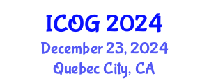International Conference on Obstetrics and Gynaecology (ICOG) December 23, 2024 - Quebec City, Canada