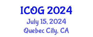 International Conference on Obstetrics and Gynaecology (ICOG) July 15, 2024 - Quebec City, Canada