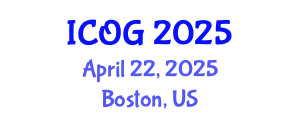 International Conference on Obstetrics and Gynaecology (ICOG) April 22, 2025 - Boston, United States